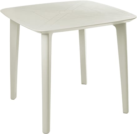 SORICO - Tuintafel - Lichtbeige - Synthetisch materiaal