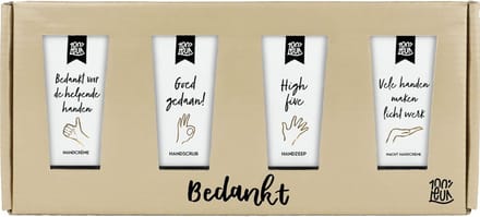 100%LEUK - Brievenbuspakket - Bedankt voor de helpende handen