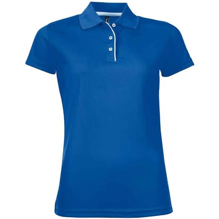 SOLS Performer sportpoloshirt voor dames/dames (Koningsblauw)