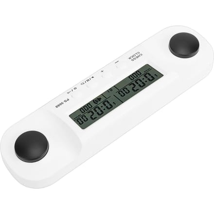 Schaakklok Werkt op Batterijen HD-scherm Schaaktimer voor Internationale Schaak Chinese Schaak Competitie gray