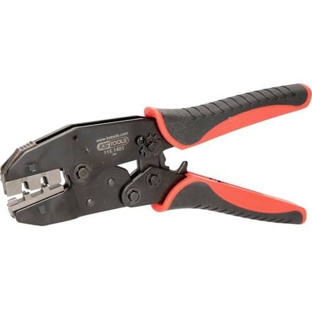KS Tools 115.1515 Krimptang Knelkabelschoenen 0.75 tot 1 mm² Incl. verwisselbare krimpinserts