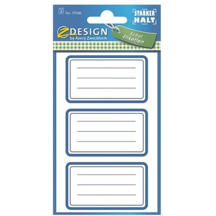 Avery Boeketiketten Z-design School Junior 76 X 120 Mm Papier
