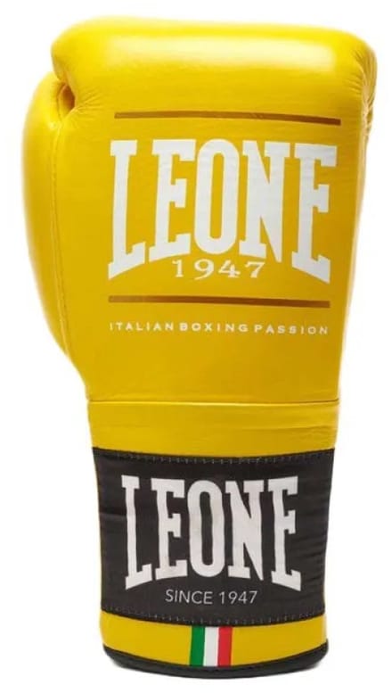 Leone1947 Shock Plus Kunstleren Bokshandschoenen Geel 10 oz