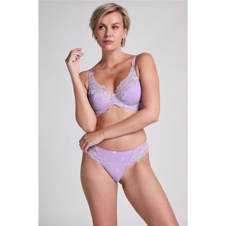 Hunkemöller Dames Lingerie Boxerstring Diva - Paars - maat S