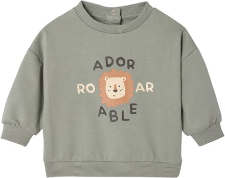 Vertbaudet Babysweater met ronde kraag Basics