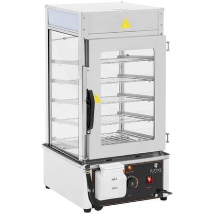 Dumpling stomer - 5 roosters van 30 x 29,5 cm - 30 - 110 °C - Royal Catering RCDS-38/5
