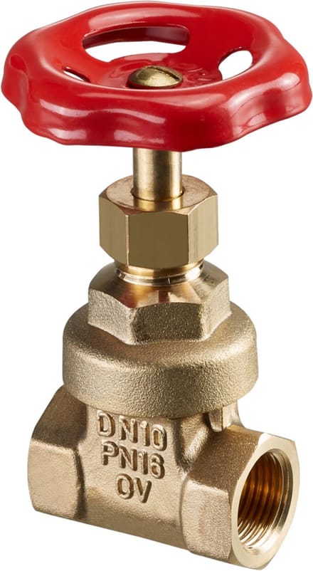 OVENTROP Schuifafsluiter Hygate ATB met binnendraad PN 25 DN 50, G 2, Messing, 1040016