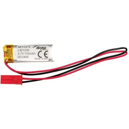 Akyga LP401230 Accupack Batterijgrootte: Speciaal LiPo 3.7 V 110 mAh