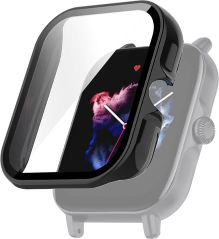 Watch case screenprotector - hoesje - geschikt voor Amazfit GTS 2 Mini - zwart