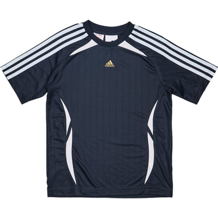 Adidas Teamgeist T-shirts Kinder - Blauw - Maat 135 - 140 CM - Poly Jersey