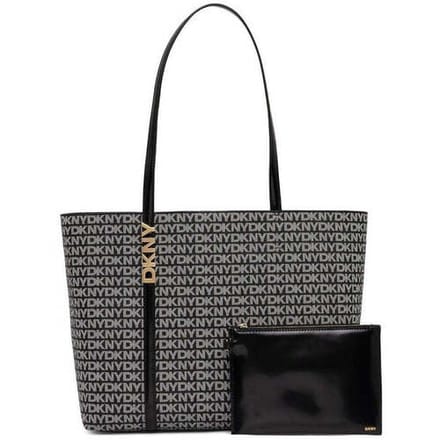 DKNY Avril Shopper Tas 42 cm - 15 L - black logo- black