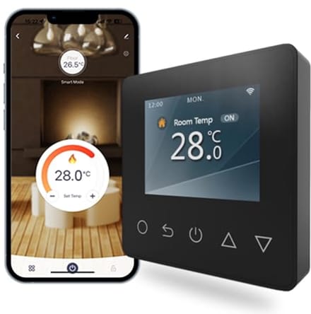 Digitale Thermostaat voor Vloerverwarming met Wekelijkse Programma's en Wifi