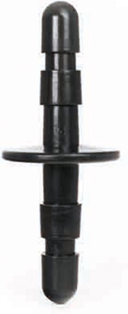 HUNG System Double Insert Dubbele Plug voor Twee Dildo's Hulpstuk - Zwart