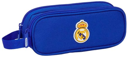 Safta Real Madrid 21x8x6 Cm Double Etui Blauw Man