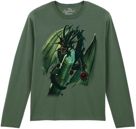 Draak Doom Dragon The Coloured House Longsleeve T-shirt M