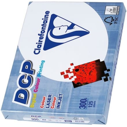 Clairefontaine DCP presentatiepapier A4, 300 g, pak van 125 vel