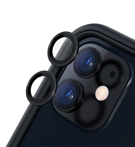 Rhinoshield, Lens Protector geschikt voor iPhone 11 / 12 / 12 Mini - Anti-Scratch, Zwart