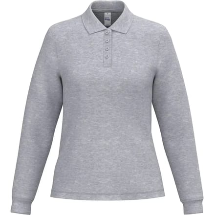 Damespolo met lange mouwen iDeal Basic Brand