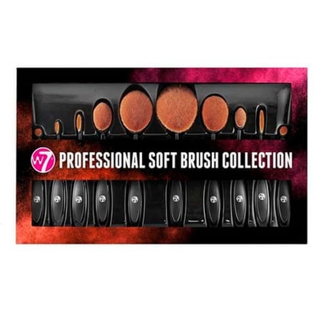 W7 Professional Soft Brush Collection Set - 10 Stuks