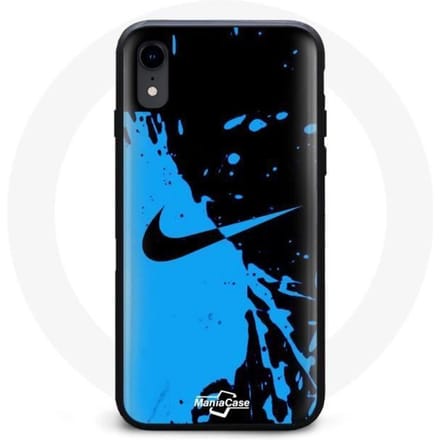 Coque Iphone X Nike bleu Noir