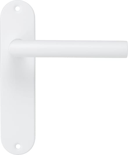 Calzio - Deurklink Wit - Kort Rond Schild