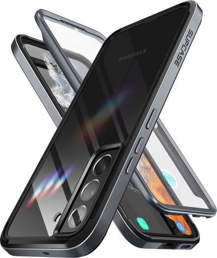 Supcase UB Edge Hoesje met screenprotector Geschikt Voor Samsung S22 Plus - Zwart