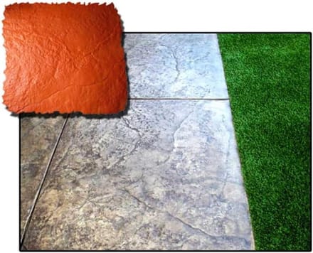 Betonvorm Set - Textuurmal Steen - Decoratief Beton - Imiteert Woestijnstructuur - 90x90 + 50x50cm