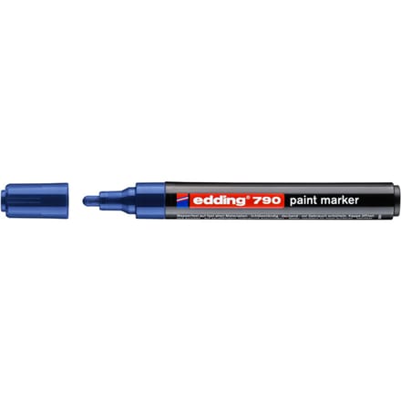 Paintmarker edding 790 op alcoholbasis 2-3mm blauw