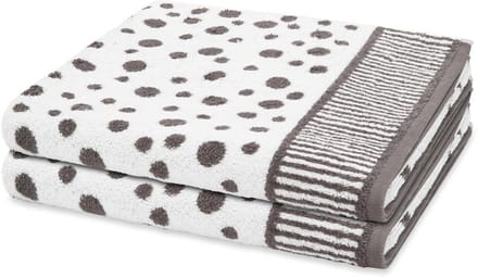 Ross Sonstiges 2 X douchehanddoek in set 2 pack Punkte allover