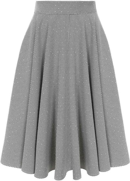 Banned - Cary Sparkle Houdndstooth Swing Rok - 2XL - Zwart