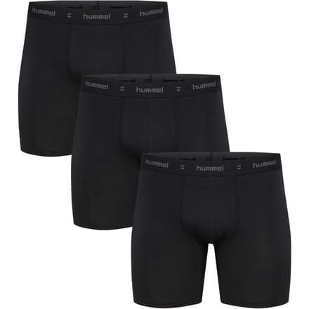 Hummel Herren Boxershorts 3-Pack Elastischer Bund Klassisches Design