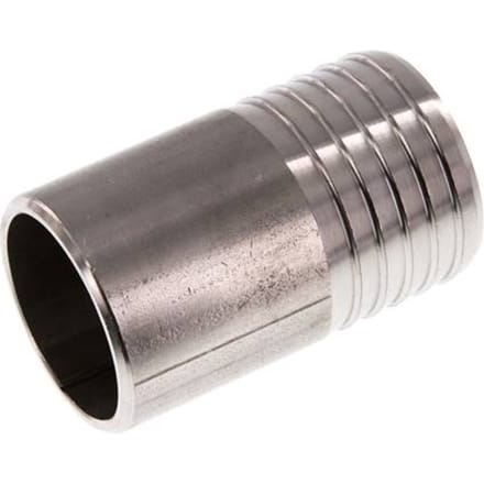 40 mm & 42.4 mm RVS 1.4571 Slangpilaar Lasverbinding 70mm