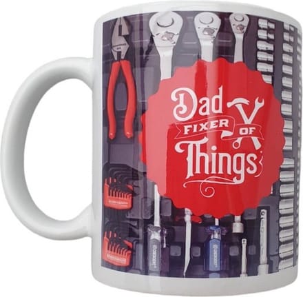 Bedrukte Beker Dad - Vader Things - Vaderdag - Gereedschap - Koffie Mug - Thee Mok - Verjaardag