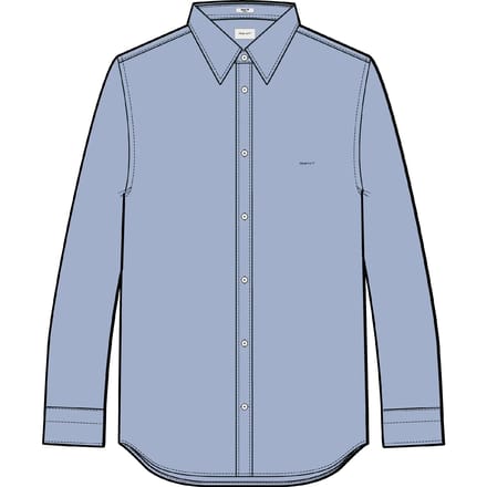 Satin Lange Mouwen Shirt Gant