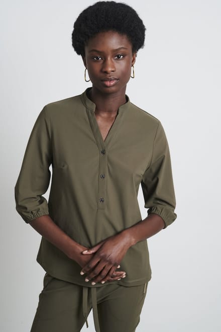 Blouse Bella Technical Jersey | Army - Army / M