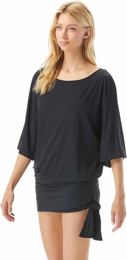 Dames Strandjurk met Zijdelingse Knoopdetail