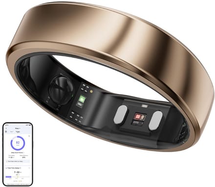 Ringconn Smart Ring Gen 2 Air - Maat-#9 - Kleur: Goud
