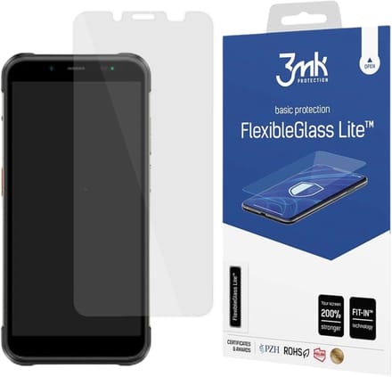 Ulefone Power Armor 16 Pro/16S onbreekbaar hybride glas, krasbestendig, 0,16 mm dik - FlexibleGlass Lite 3mk