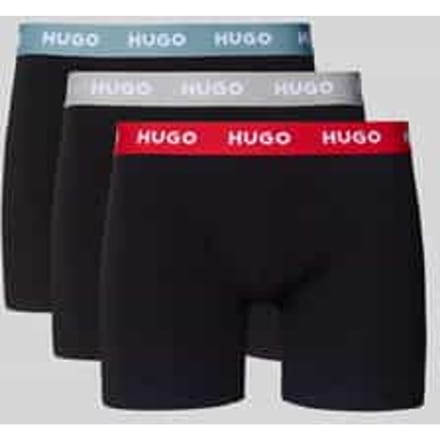 skinny fit trunks van katoenmix in set van 3