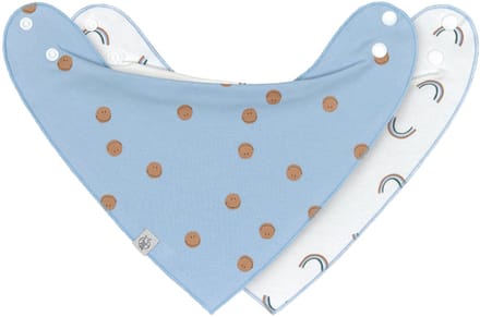 Lässig Bandana Slab - Happy Rascals - Sky Blue - 2-Pack
