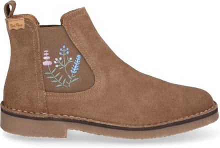 Toni Pons - Bisbal Dames Chelsea Boots Suede Taupe - Maat 41