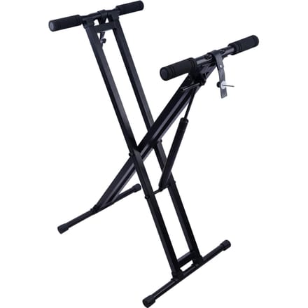 GUITTO support de clavier de Piano électrique hydraulique X-Frame ressort à gaz X support de clavier pour électronique noir