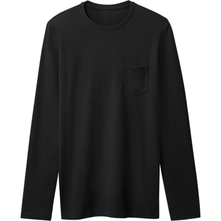 ESMARA MEN Heren longsleeve (Zwart, S)