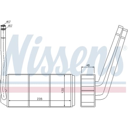 Waterverwarmer NISSENS 73001