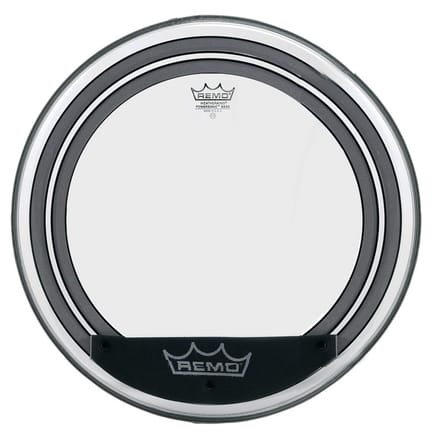 Remo Powersonic 20", clear, basDrum Batter - Bass drumvel