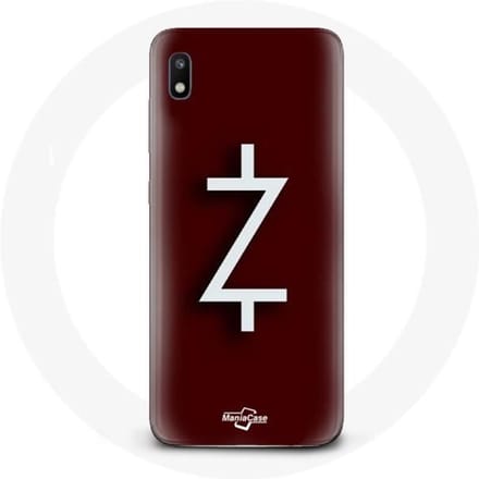 Coque - Ozark - Samsung Galaxy A10 - Logo Z - Rouge - Protection Rigide blanc