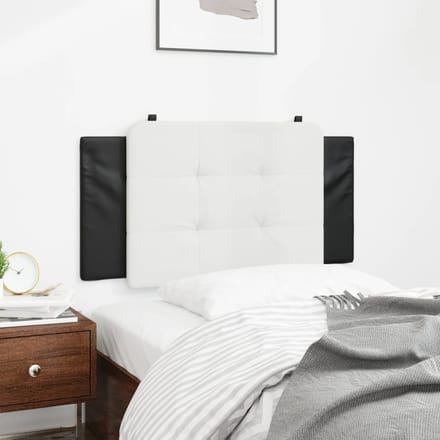 vidaXL - Hoofdbordkussen - "Zadar" - Zwart-wit - 100 - cm - Kunstleer