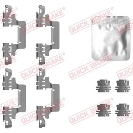 Toebehorenset, schijfremblok QUICK BRAKE 109-0129