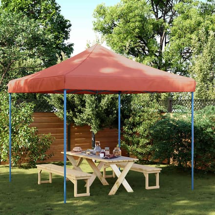 vidaXL - Partytent - inklapbaar - pop-up - 292x292x315 - cm - terracotta