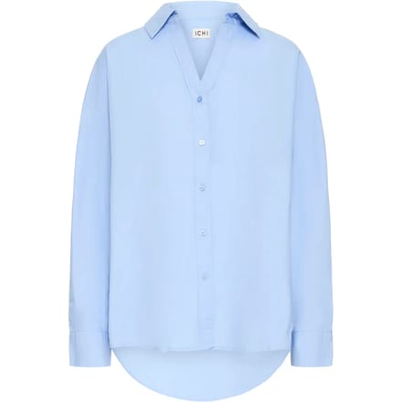 Ichi IHESTAMA SH Dames Blouse - Bel Air Blue